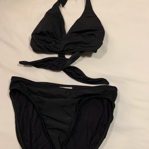 Two piece bathing suit